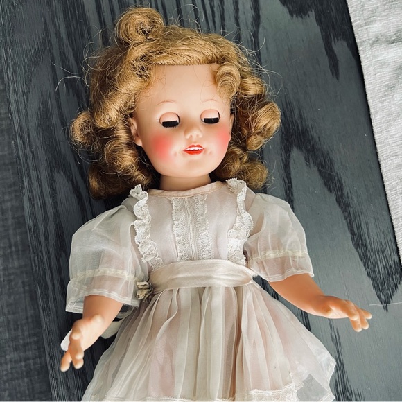 🍭 1950’s Vintage IDEAL Shirley Temple Doll ST-15 N Flirty Eyes 14” Jointed - Picture 9 of 11